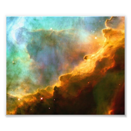 Omega / Swan Nebula (Hubble Telescope) Foto Afdruk (Voorkant)