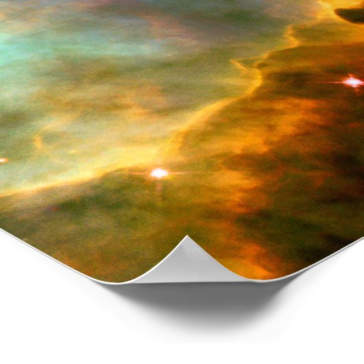 Omega / Swan Nebula (Hubble Telescope) Poster (Hoek)