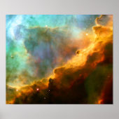 Omega / Swan Nebula (Hubble Telescope) Poster (Voorkant)