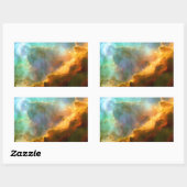 Omega / Swan Nebula (Hubble Telescope) Rechthoekige Sticker (Vel)