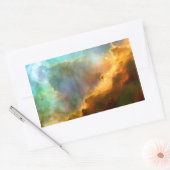 Omega / Swan Nebula (Hubble Telescope) Rechthoekige Sticker (Envelop)