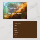 Omega / Swan Nebula (Hubble Telescope) Visitekaartje (Voorkant / Achterkant)