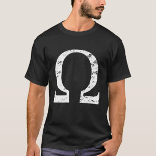 Omega Symbool Gift Greek Alphabet Sorority T-shirt