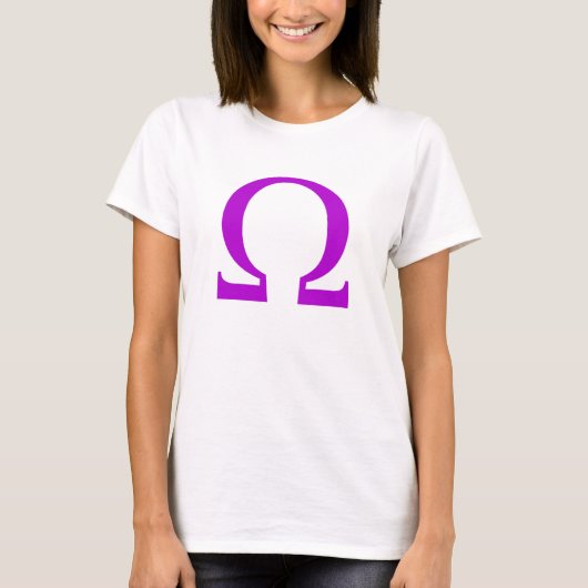 Omega-symbool T-shirt (Voorkant)