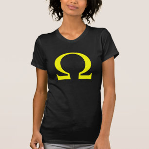 Omega-symbool T-shirt