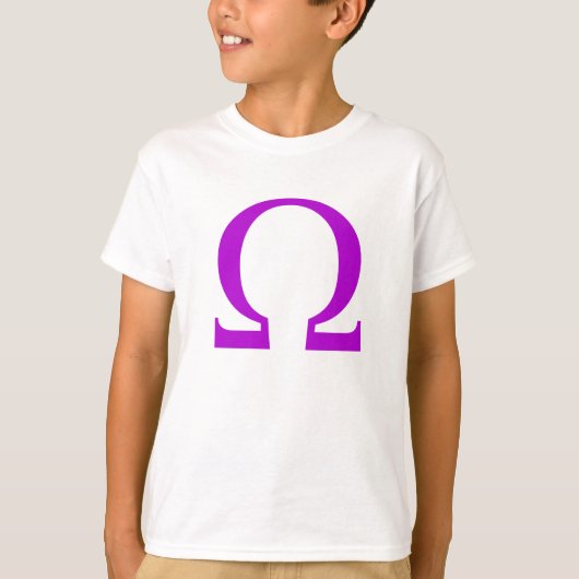 Omega-symbool T-shirt (Voorkant)