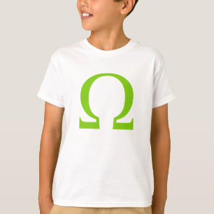 Omega-symbool T-shirt