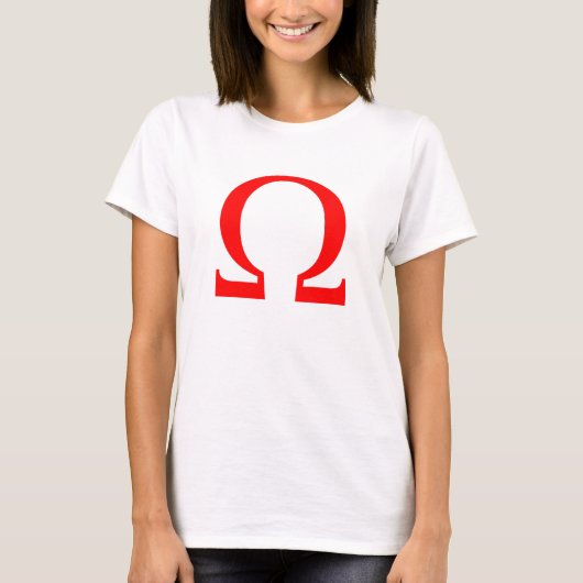 Omega-symbool T-shirt (Voorkant)