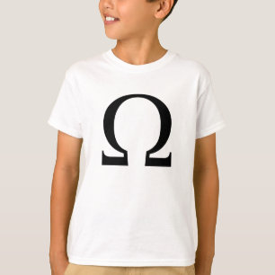Omega-symbool T-shirt