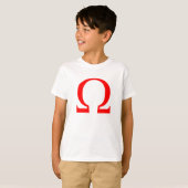 Omega-symbool T-shirt (Voorkant volledig)