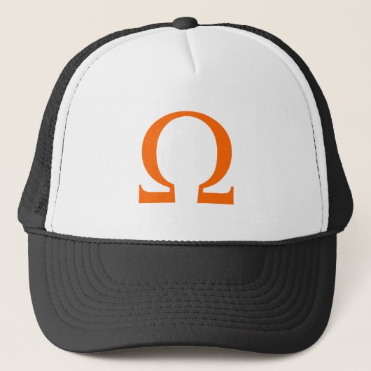 Omega-symbool Trucker Pet (Voorkant)