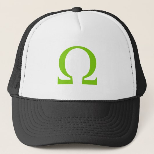 Omega-symbool Trucker Pet (Voorkant)