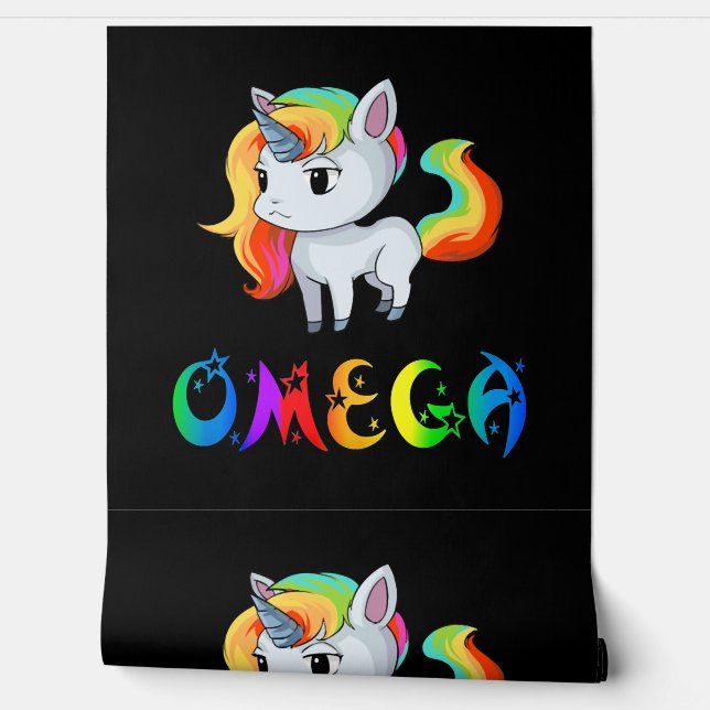 Omega Unicorn Behang (Afrollen)