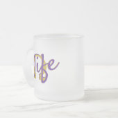 Omega Wife Frosted Glass Mok (Voorkant links)