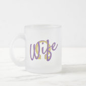 Omega Wife Frosted Glass Mok (Links)