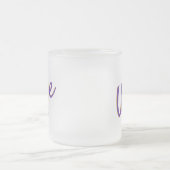 Omega Wife Frosted Glass Mok (Center)