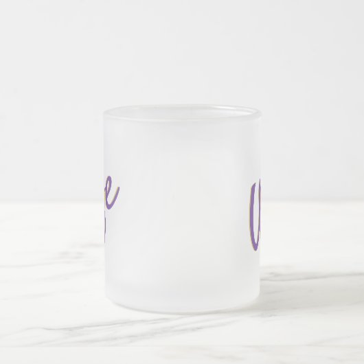 Omega Wife Frosted Glass Mok (Center)