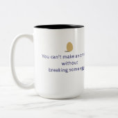 Omelet Name Persoonlijke Mok met tweetone koffie (Links)