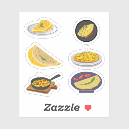 Omelet Stickers (Vel)
