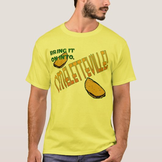 Omeletteville T-shirt (Voorkant)