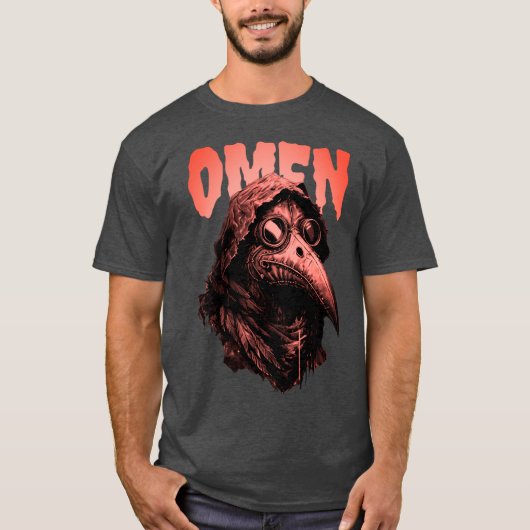 Omen Plague Doctor Mask T-shirt (Voorkant)