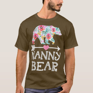 Omens Beer Mam Grandma Floral voor mannen T-shirt