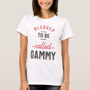 Omens Blessed Gammy Grandma Gift T-shirt