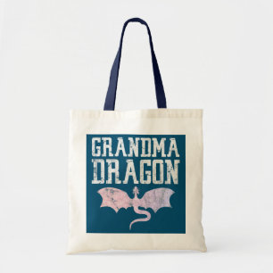 Omens Grandma Dragon Grandmoeder Moederdag Tote Bag