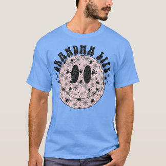 Omens Grandma Life Ghost Spooky Face Shirt, Hallo T-shirt