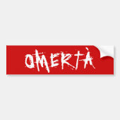 OMERTÀ BUMPERSTICKER (Voorkant)