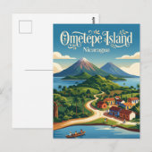 Ometepe-eiland Nicaragua Briefkaart (Voorkant / Achterkant)