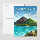 Ometepe-eiland Nicaragua Briefkaart (Voorkant / Achterkant)