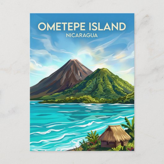 Ometepe-eiland Nicaragua Briefkaart (Voorkant)