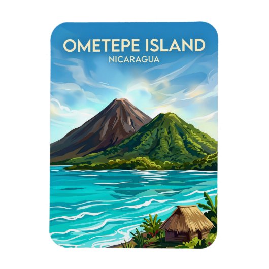 Ometepe-eiland Nicaragua Magneet (Verticaal)