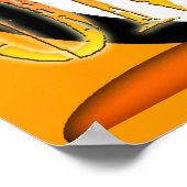 OMFG! Grappig Evil Penguin Poster (Hoek)