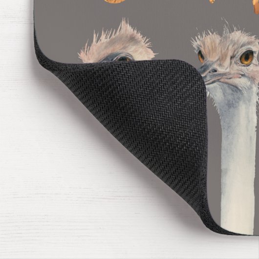 OMFG-struisvogels Muismat (Hoek)