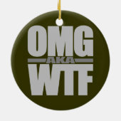 OMG, aangepast ornament WTF (Achterkant)