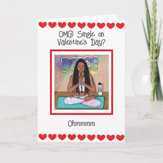 OMG Alleen op Valentijnsdag?   Kaart (Voorkant)
