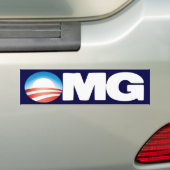 OMG Anti Obama Bumpersticker (Op auto)