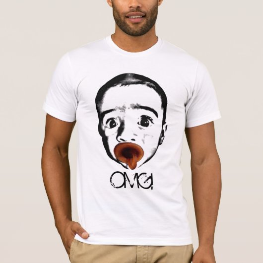OMG baby T-shirt (Voorkant)