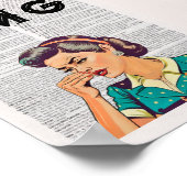OMG Badkamer ART -humor Poster (Hoek)