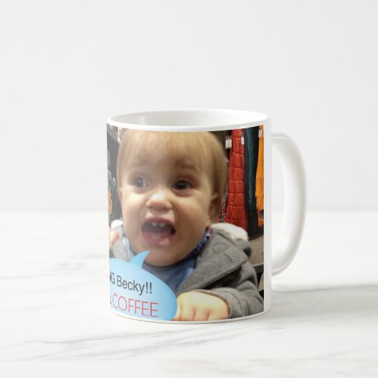 Omg Becky het is koffie-mok Koffiemok (Voorkant rechts)