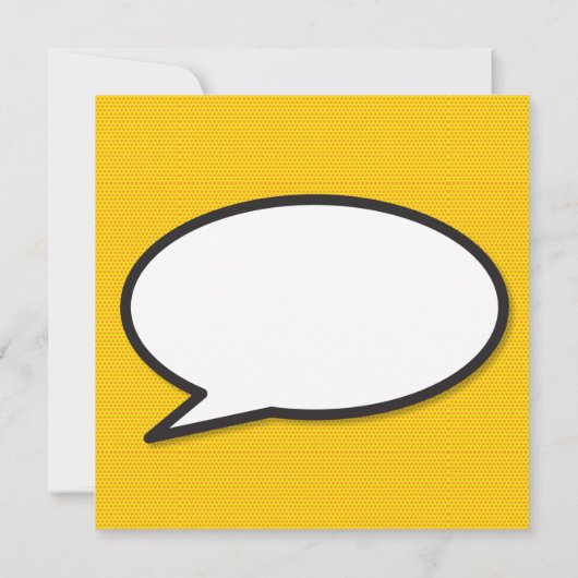 OMG Bewaar de datum Leuk Retro strip Pop Art Save The Date (Achterkant)