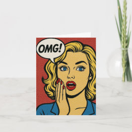OMG Birthday Card Kaart