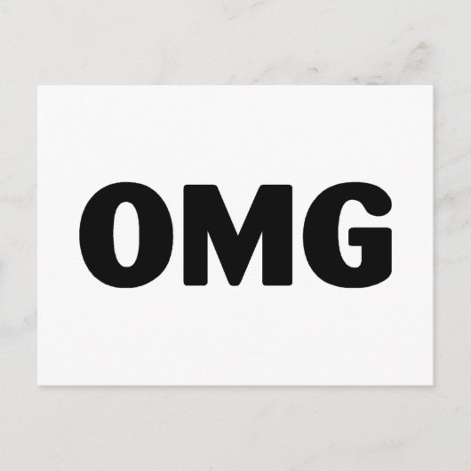 OMG BRIEFKAART (Voorkant)