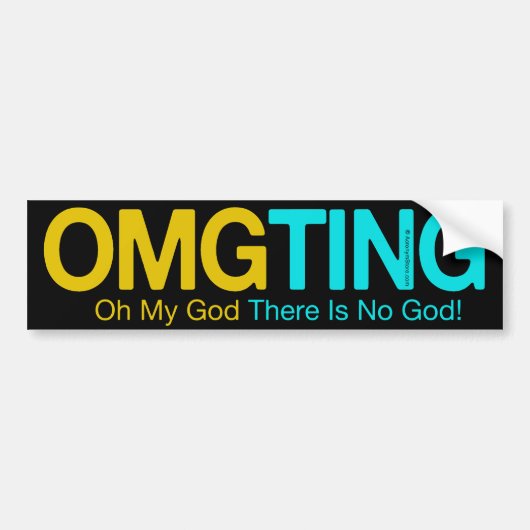 OMG BUMPERSTICKER (Voorkant)