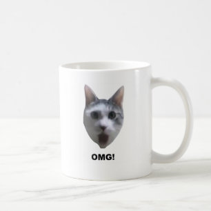 OMG CAT. (wat heeft hij gezien?) Koffiemok