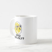 OMG Citrusly Funny Fruit Citrus Pun Koffiemok (Voorkant links)