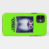 OMG Cute Fuzzy Cartoon Wuzzy Butt iPhone Case (Achterkant (horizontaal))