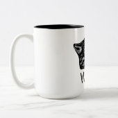 OMG dat koffie Do - Tweekleurige Koffiemok (Links)